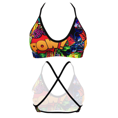 Turbo Women's Bikini Top Mare Super Comic