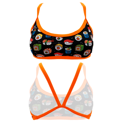 Turbo Women's Bikini Top Boom Sushi