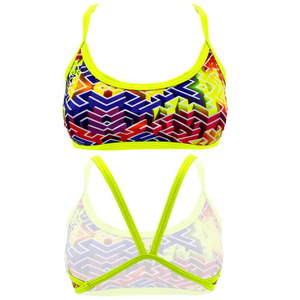 Turbo Women's Bikini Top Boom Labyrinth