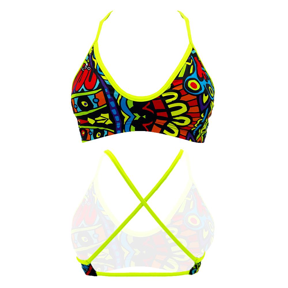Turbo Women's Bikini Top Mare Africa Neon