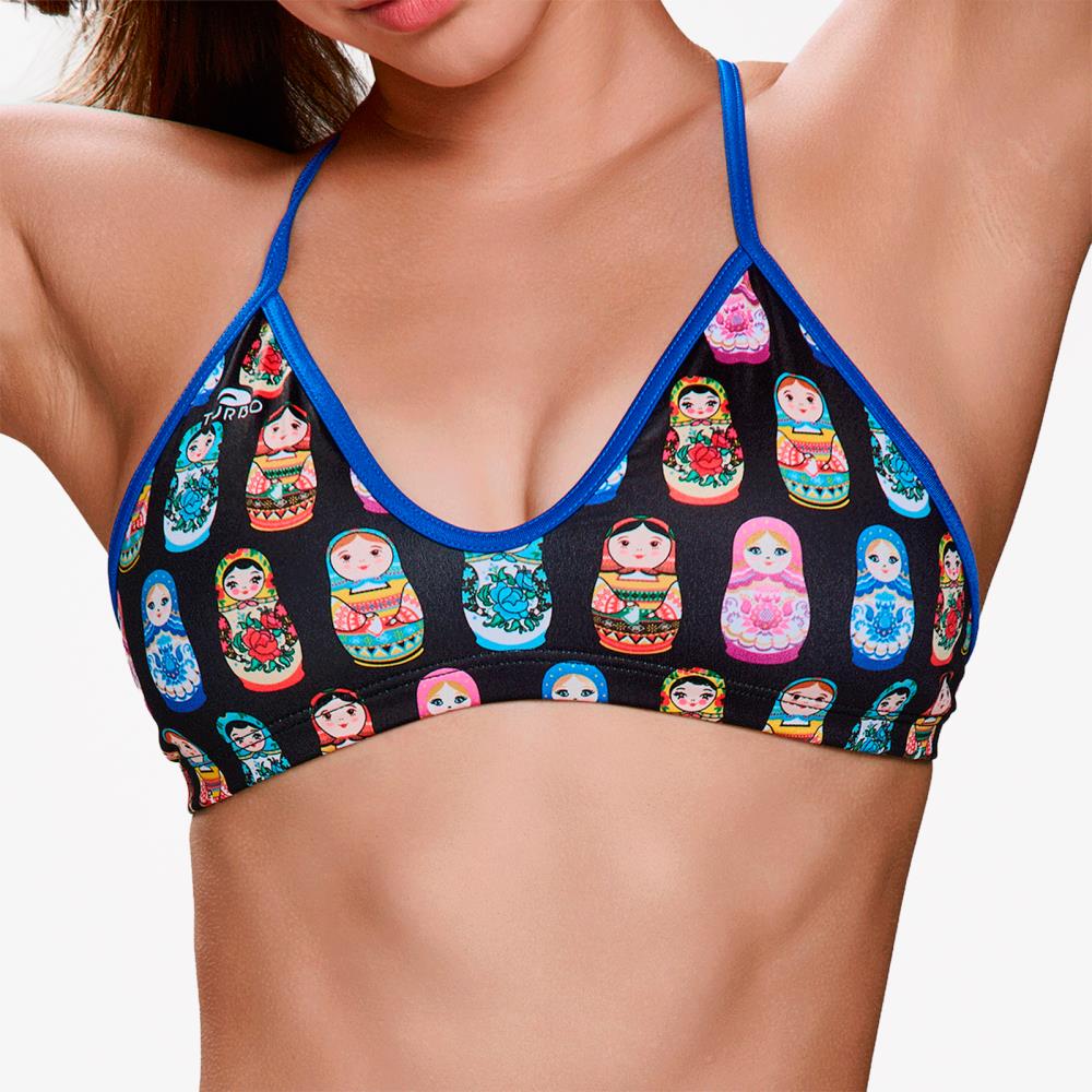 Turbo Women's Bikini Top Mare Matrioskas