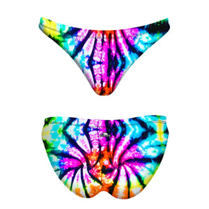 Turbo Women's Bikini Bottom Mare Tie Dye Rainbow