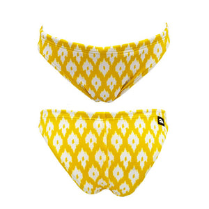 Turbo Women's Bikini Bottom Funky Yellow Ikat