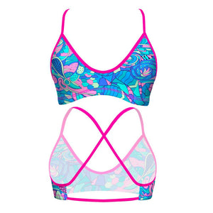 Turbo Women's Bikini Top Mare Sixties Mosaic