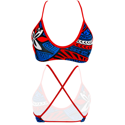 Turbo Women's Bikini Top Mare New Zealand Blue