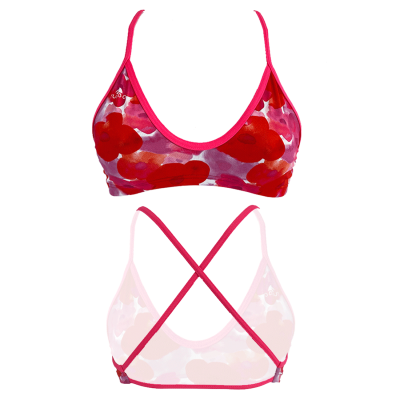 Turbo Women's Bikini Top Mare Poppy Field