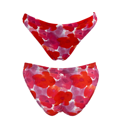Turbo Women's Bikini Bottom Mare Poppy Field