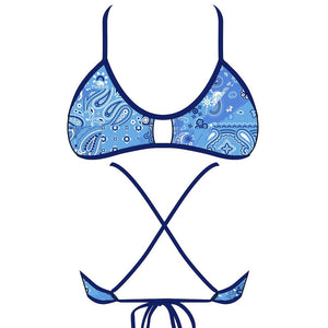 Turbo Women's Bikini Top Active Cool Paisley