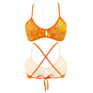 Turbo Women's Bikini Top Active Cool Paisley