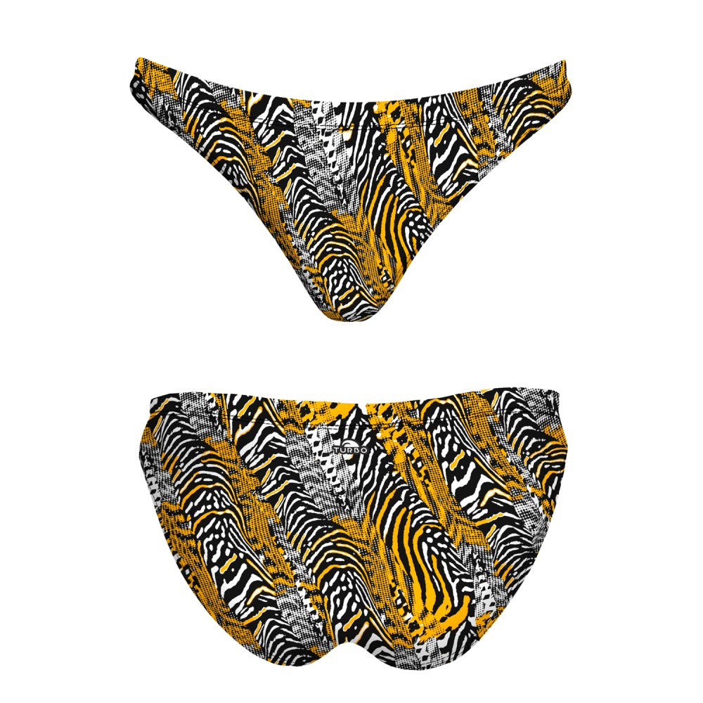 Turbo Women's Bikini Bottom Mare Color Zebra