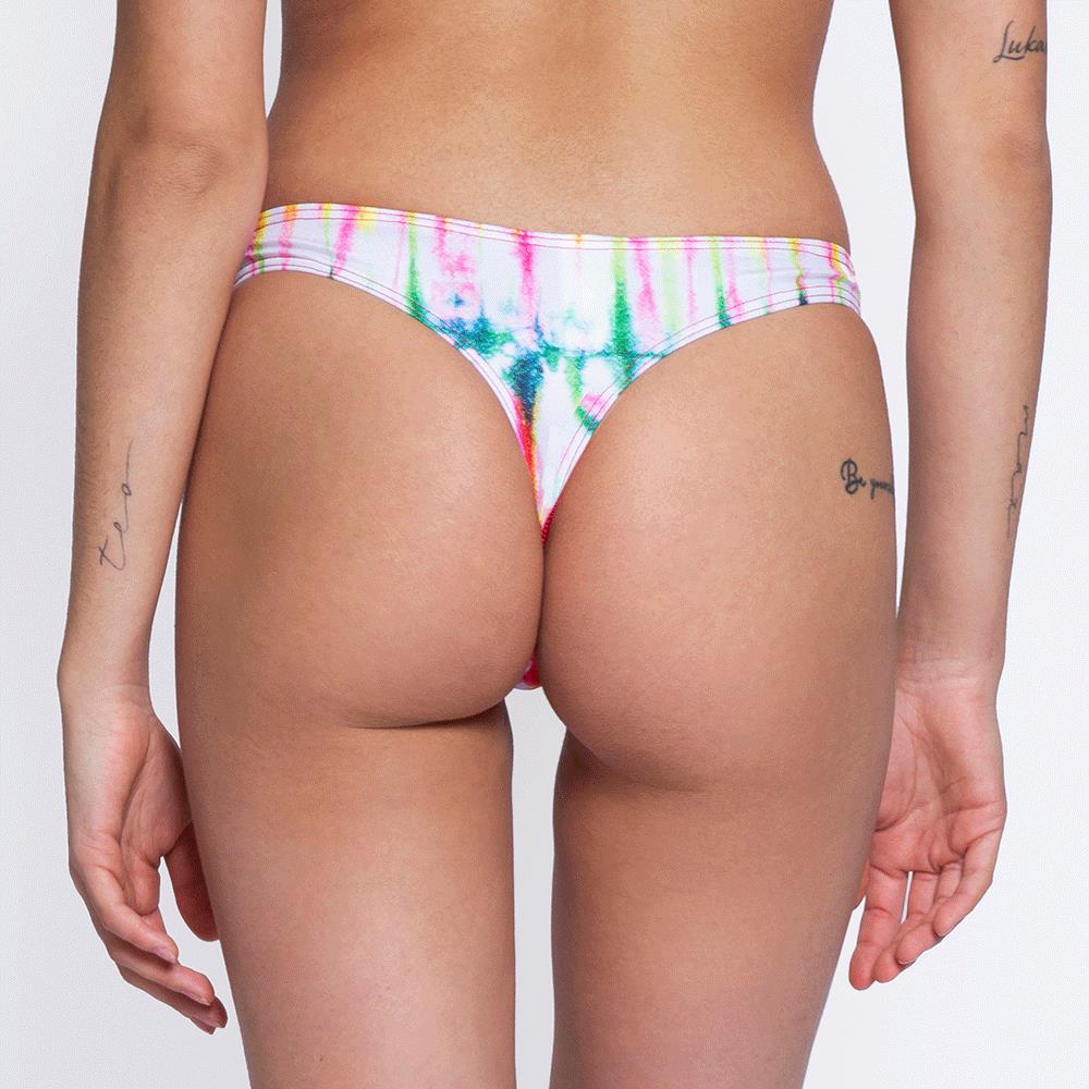 Turbo Women's Thong Summer Tie Dye