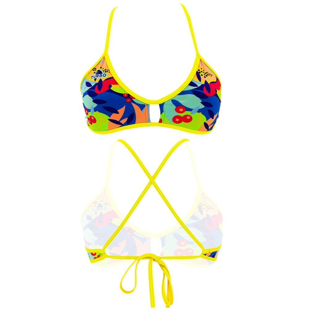 Turbo Women's Bikini Top Active Tropical Dream