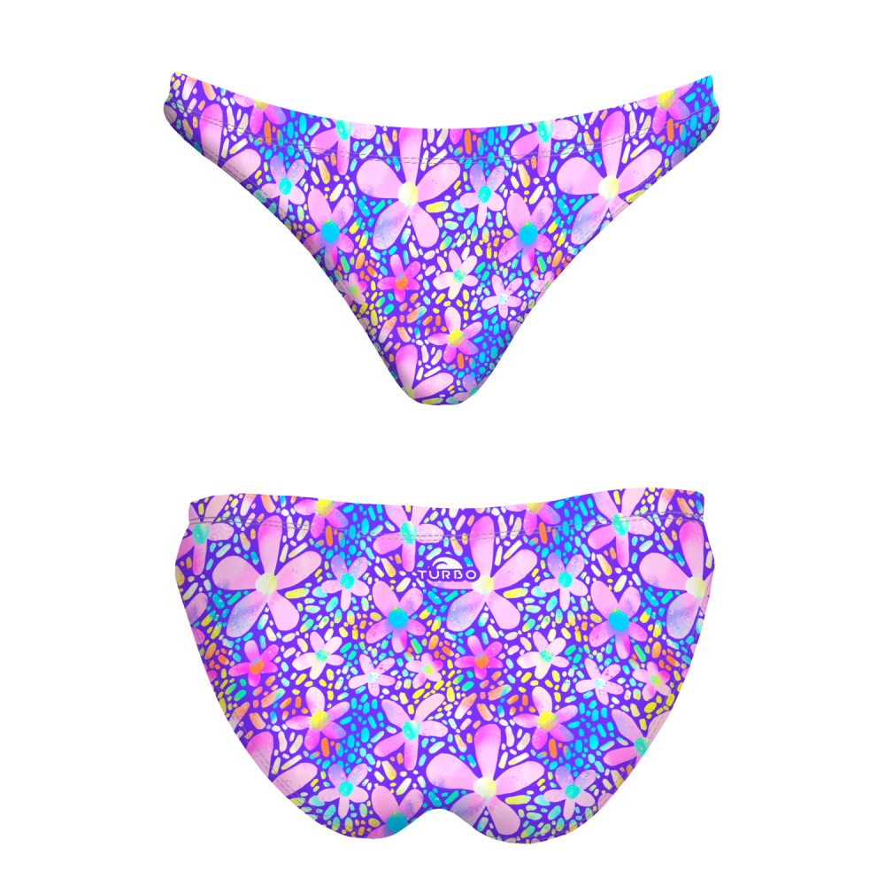 Turbo Women's Bikini Bottom Mare Magic Flowers