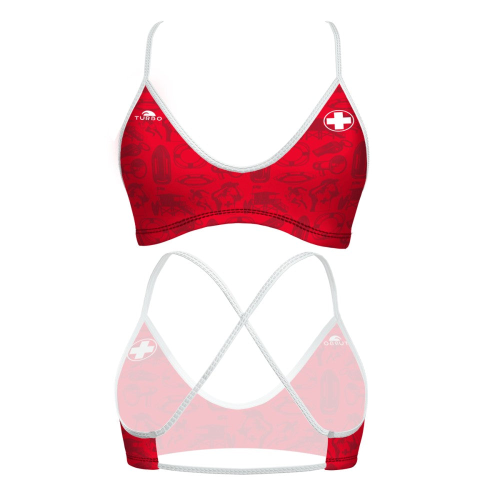 Turbo Women's Bikini Top Mare Lifeguard Ready