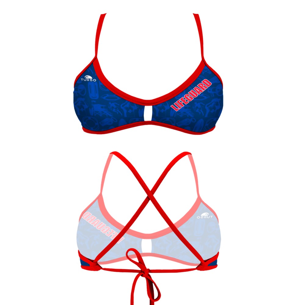 Turbo Women's Bikini Top Active Lifeguard Ready