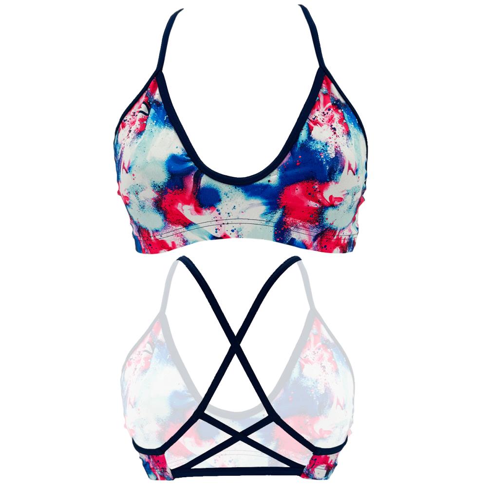 Turbo Women's Bikini Top Queen Floral Party