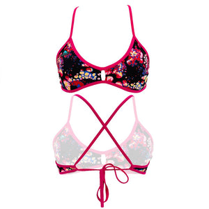 Turbo Women's Bikini Top Active Bubbly Mesh