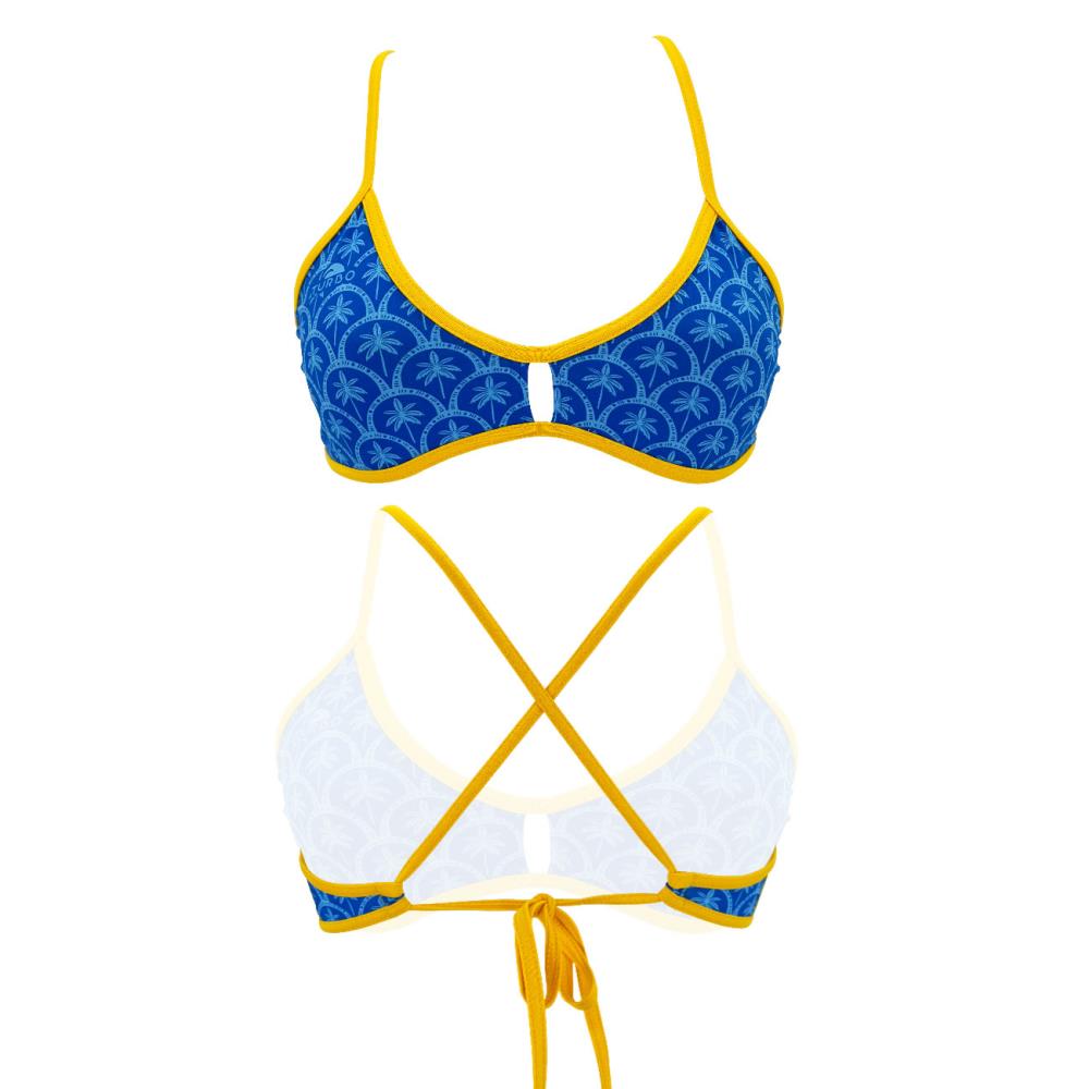Turbo Women's Bikini Top Active Midnight Oasis