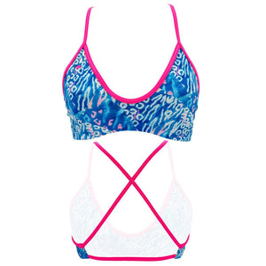 Turbo Women's Bikini Top Mare Blue Safari