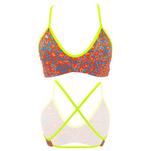 Turbo Women's Bikini Top Mare Leopard Summer