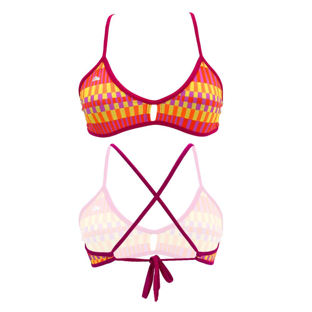 Turbo Women's Bikini Top Active Golden Tropic