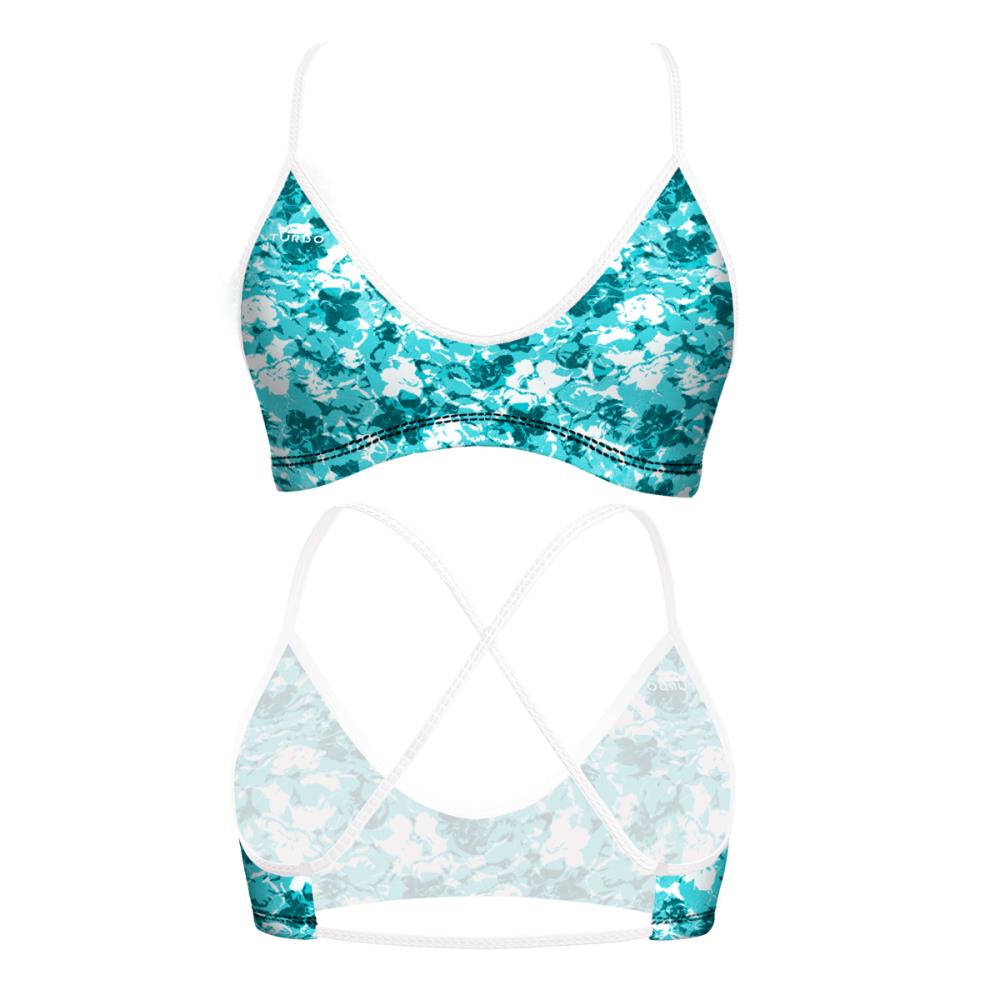 Turbo Women's Bikini Top Mare Aqua Lace