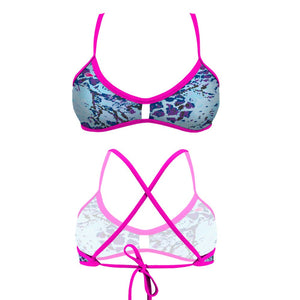 Turbo Women's Bikini Top Active Ocean Snake
