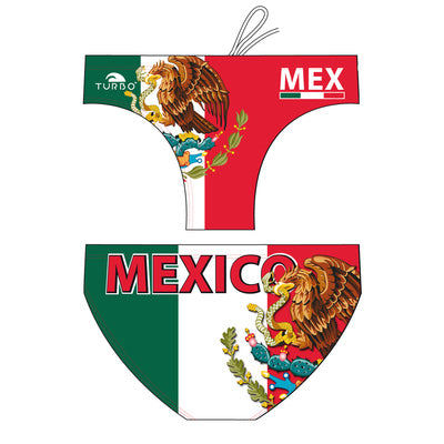 Turbo Men's Water Polo Brief- Mexico National Team
