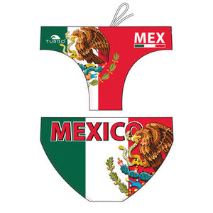 Turbo Men's Water Polo Brief- Mexico National Team
