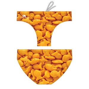 Turbo Men's Water Polo Brief- Goldfish Suit