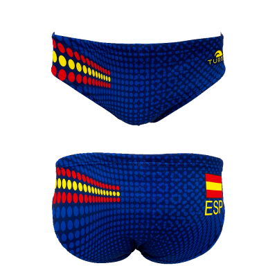 Turbo Men's Water Polo Brief- Spain National Team 2016 Throwback