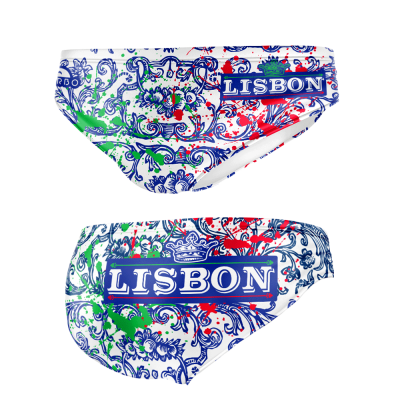 Turbo Men's Water Polo Brief- Lisbon
