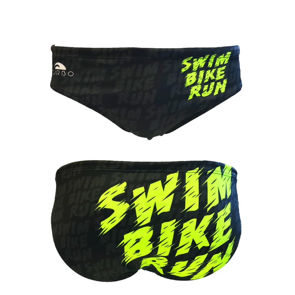 Turbo Men's Water Polo Brief- Swim Bike Run