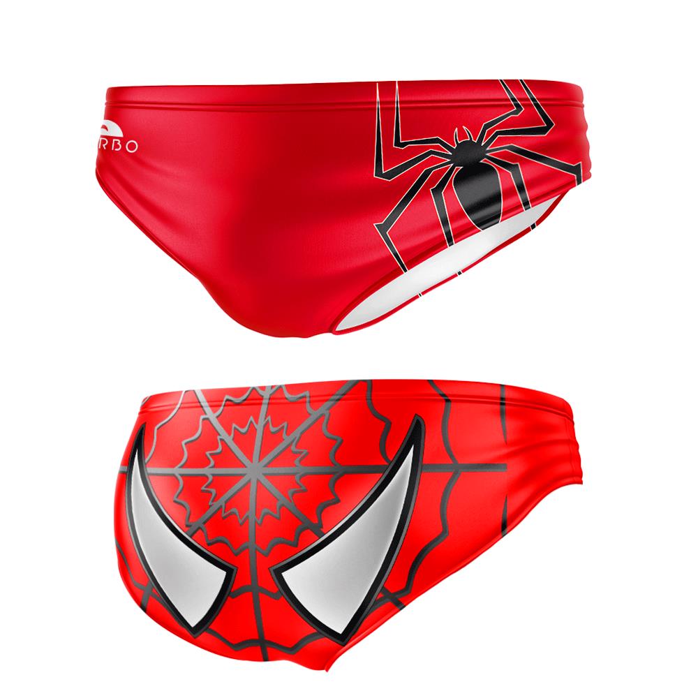 Turbo Men's Water Polo Brief- Spiderman
