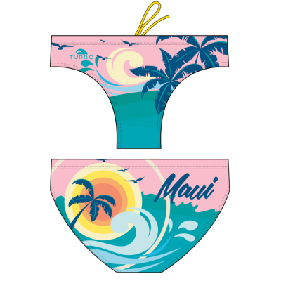 Turbo Men's Water Polo Brief- Maui Surf