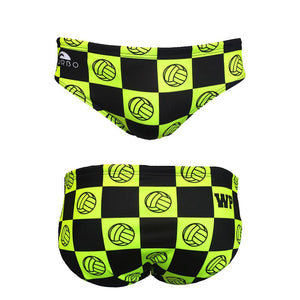 Turbo Men's Water Polo Brief- Neon Water Polo Balls