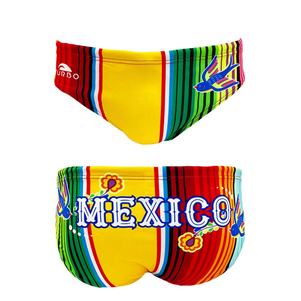Turbo Men's Water Polo Brief- Mexico Birds