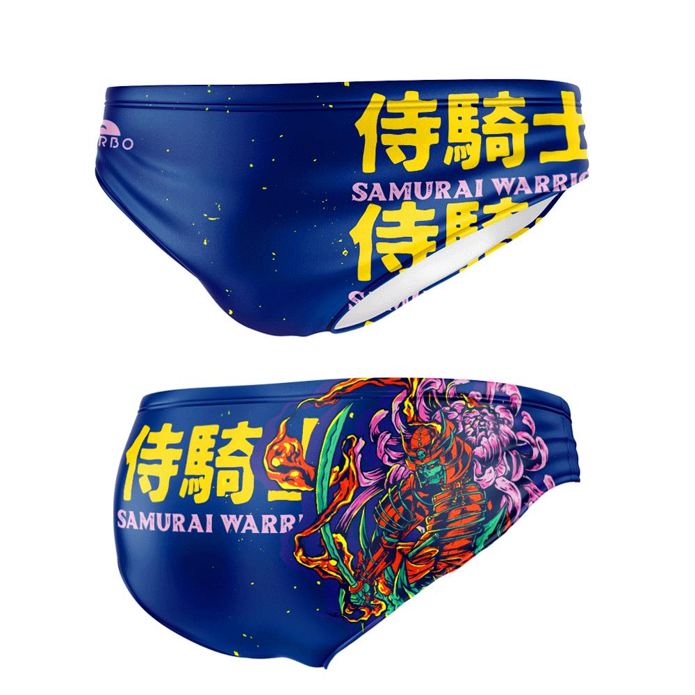 Turbo Men's Water Polo Brief- Samurai Warrior