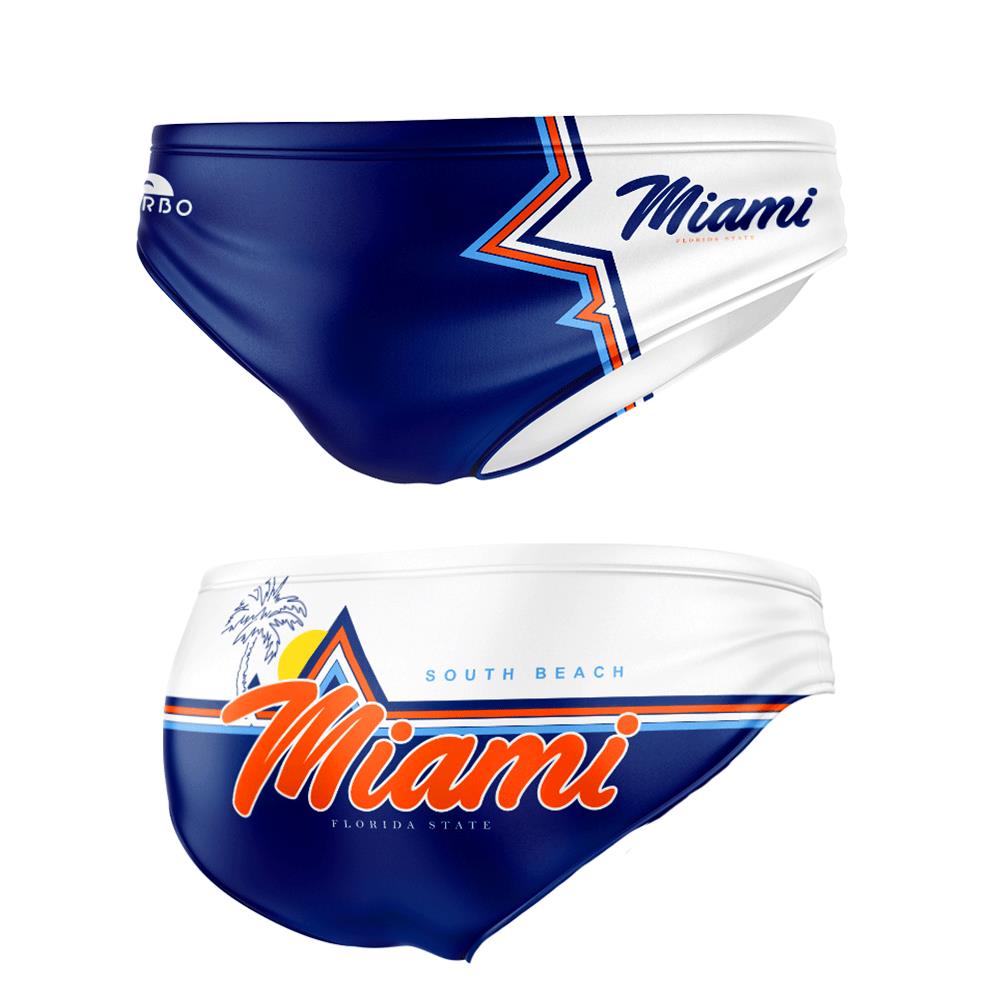 Turbo Men's Water Polo Brief- Miami
