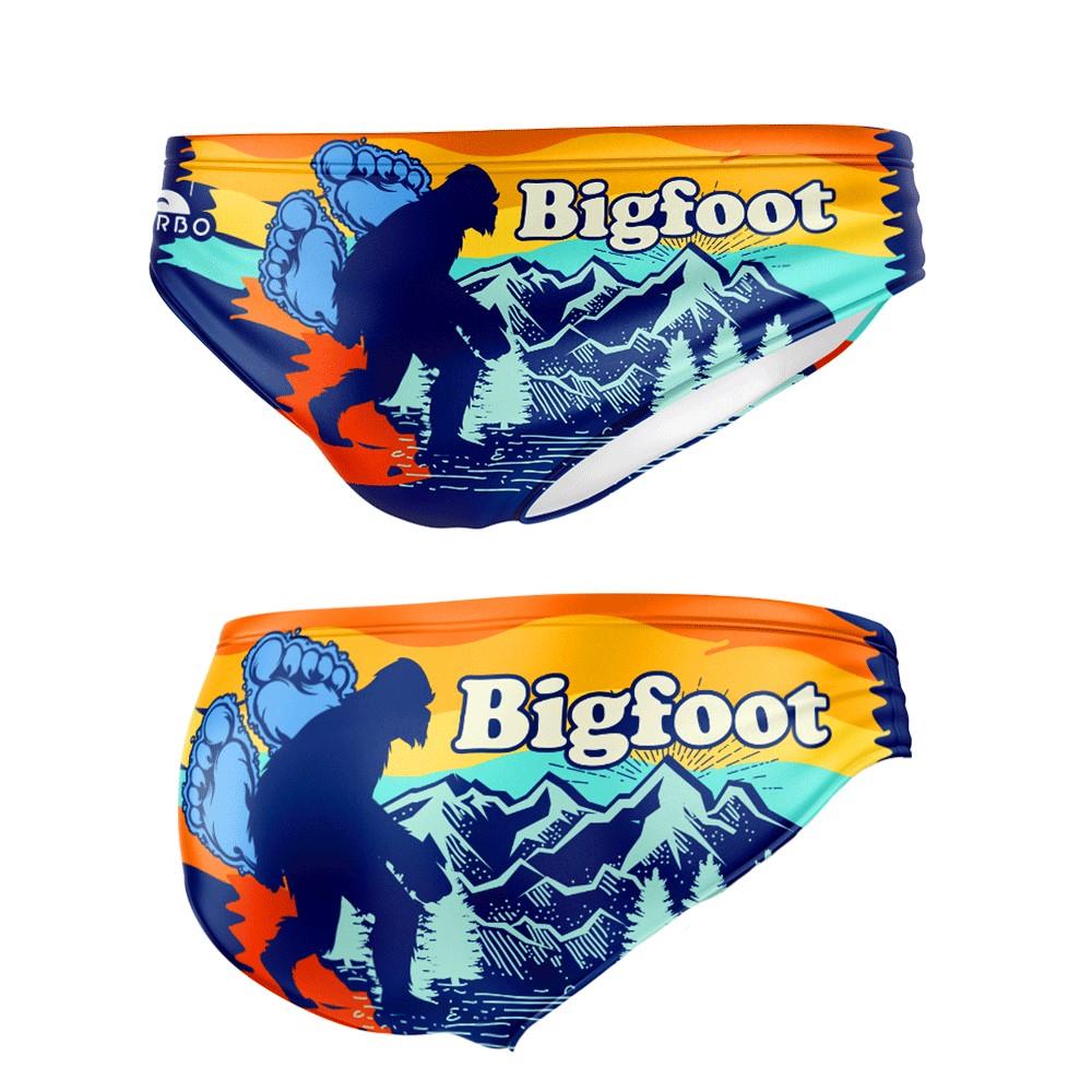 Turbo Men's Water Polo Brief- Big Foot