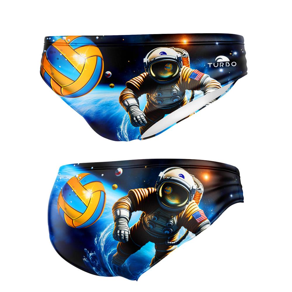 Turbo Men's Water Polo Brief- Space Polo