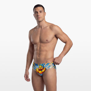 Turbo Men's Water Polo Brief- Duck Player