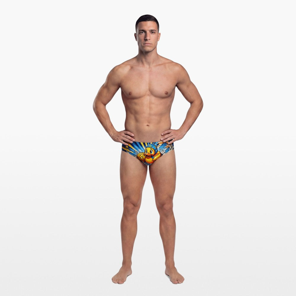 Turbo Men's Water Polo Brief- Duck Player