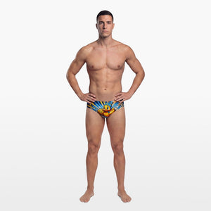 Turbo Men's Water Polo Brief- Duck Player