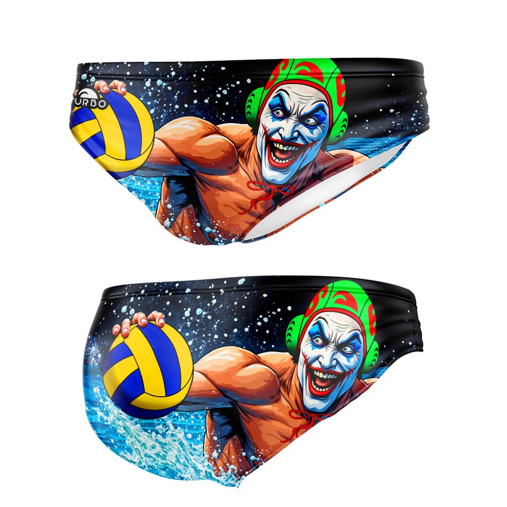 Turbo Men's Water Polo Brief- Joker Ball