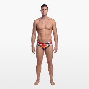 Turbo Men's Water Polo Brief- Egypt