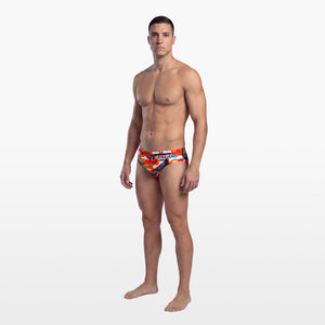 Turbo Men's Water Polo Brief- Egypt