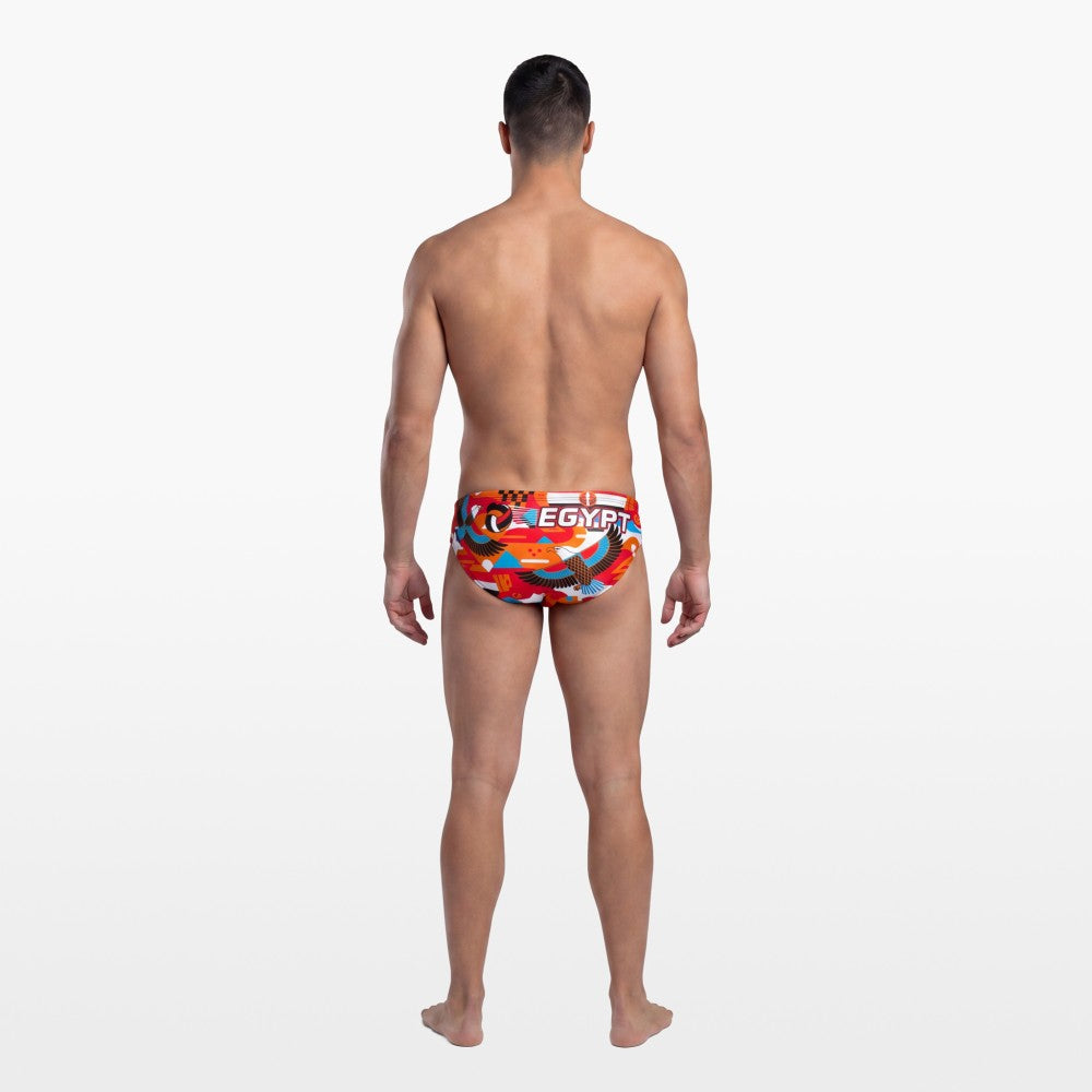 Turbo Men's Water Polo Brief- Egypt