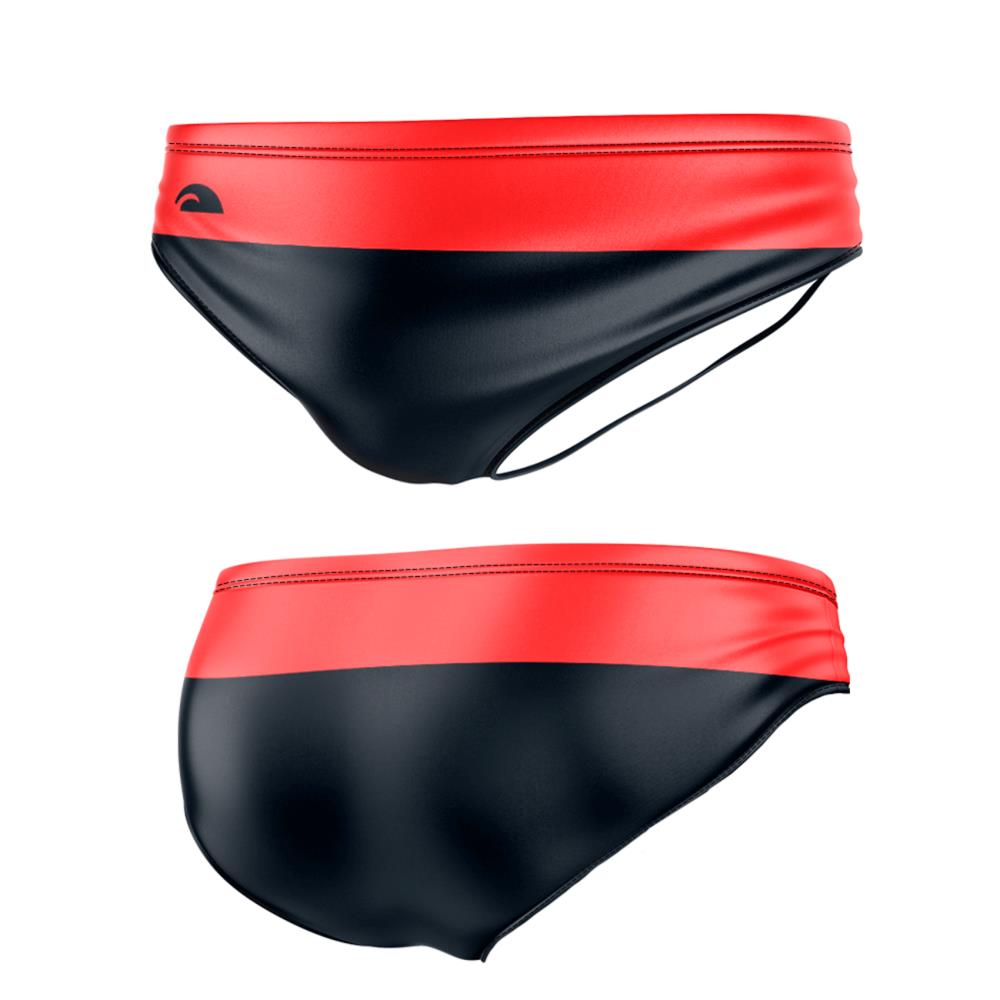 Turbo Men's Water Polo Brief- Night Flame