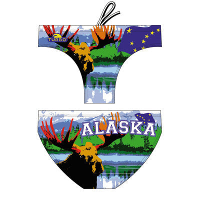 Turbo Men's Water Polo Brief- Alaska